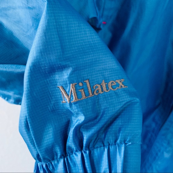 Tog 24 Milatex Blue & Black Waterproof Jacket 5/6 - Picture 4 of 8